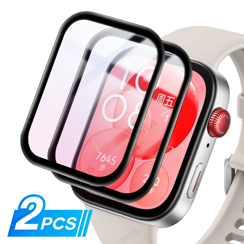 Screen Protector for Huawei Watch Fit 3/4/5/5 Pro 3D Curved Screen Protector Huawei Watch Ultra-HD Full Coverage Protective Film
