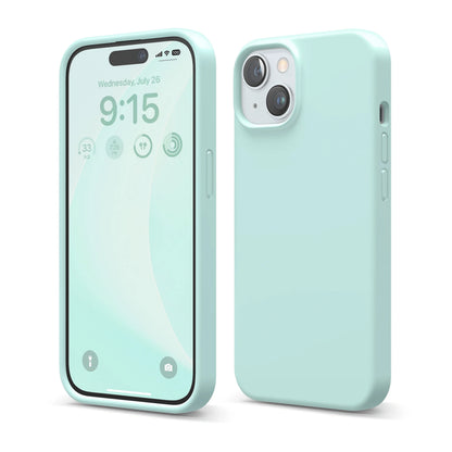 Shockproof SiliconeCase for iPhone11 12 13 mini softshell Anti-Scratch Anti-DropWashableratio/16colors tochoose from/withBox