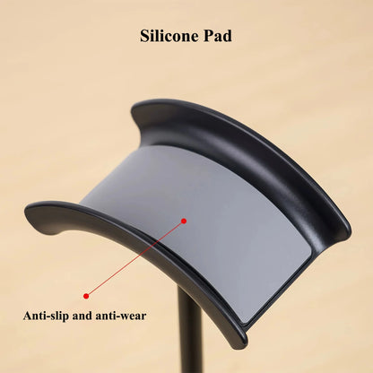 Headphone Stand Desk Headset Holder Universal Headphone Support Aluminium Alloy ABS Material Weighted Base Black White Stand