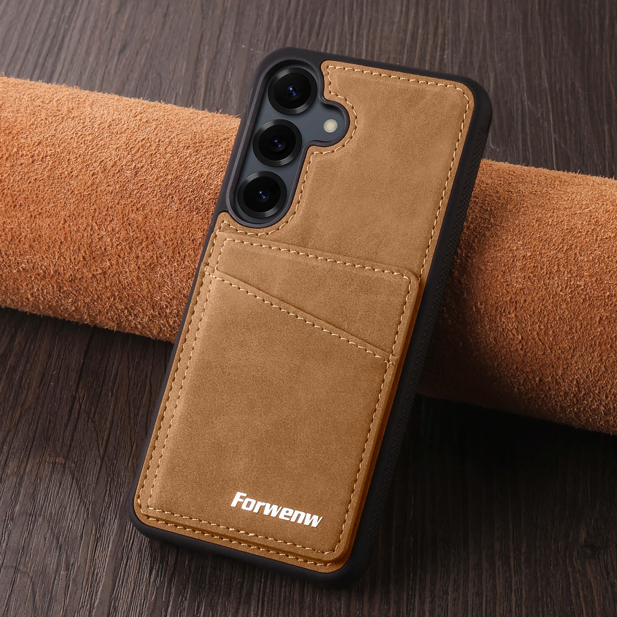 Cards Solt Wallet Leather Case for Samsung Galaxy A16 A36 A56 S25 Edge S24 Ultra S23 FE S22 S21 Plus A15 A35 A55 Magnetic Cover