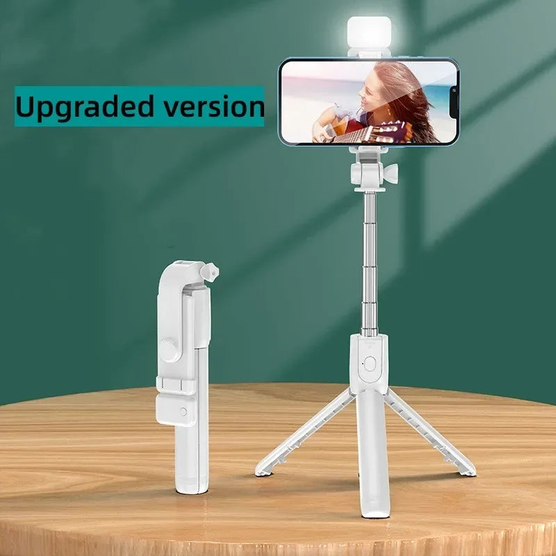 Wireless Bluetooth Selfie Stick Tripod Stand Extendable Universal Mobile Phone Holder For Live Streaming Selfie Video Recording