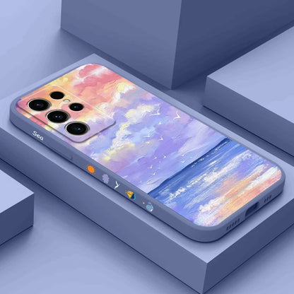 Sky Painting Phone Case For Samsung Galaxy S25FE S24 S23 S22 S21 S20 S10 S10E Ultra Plus FE Note 20 Ultra 10 Plus Cover