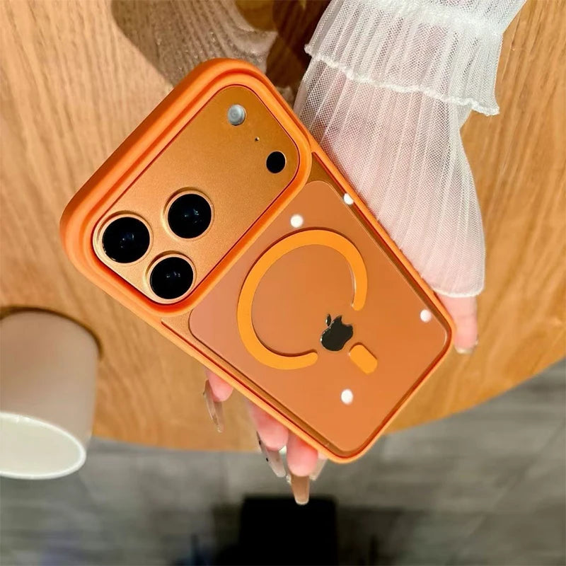 For Magsafe Wireless Charging Candy Color Matte Case For iPhone 17 16 15 14 13 12 Pro Max Plus Air 11 Magnetic Bumper Case Cover