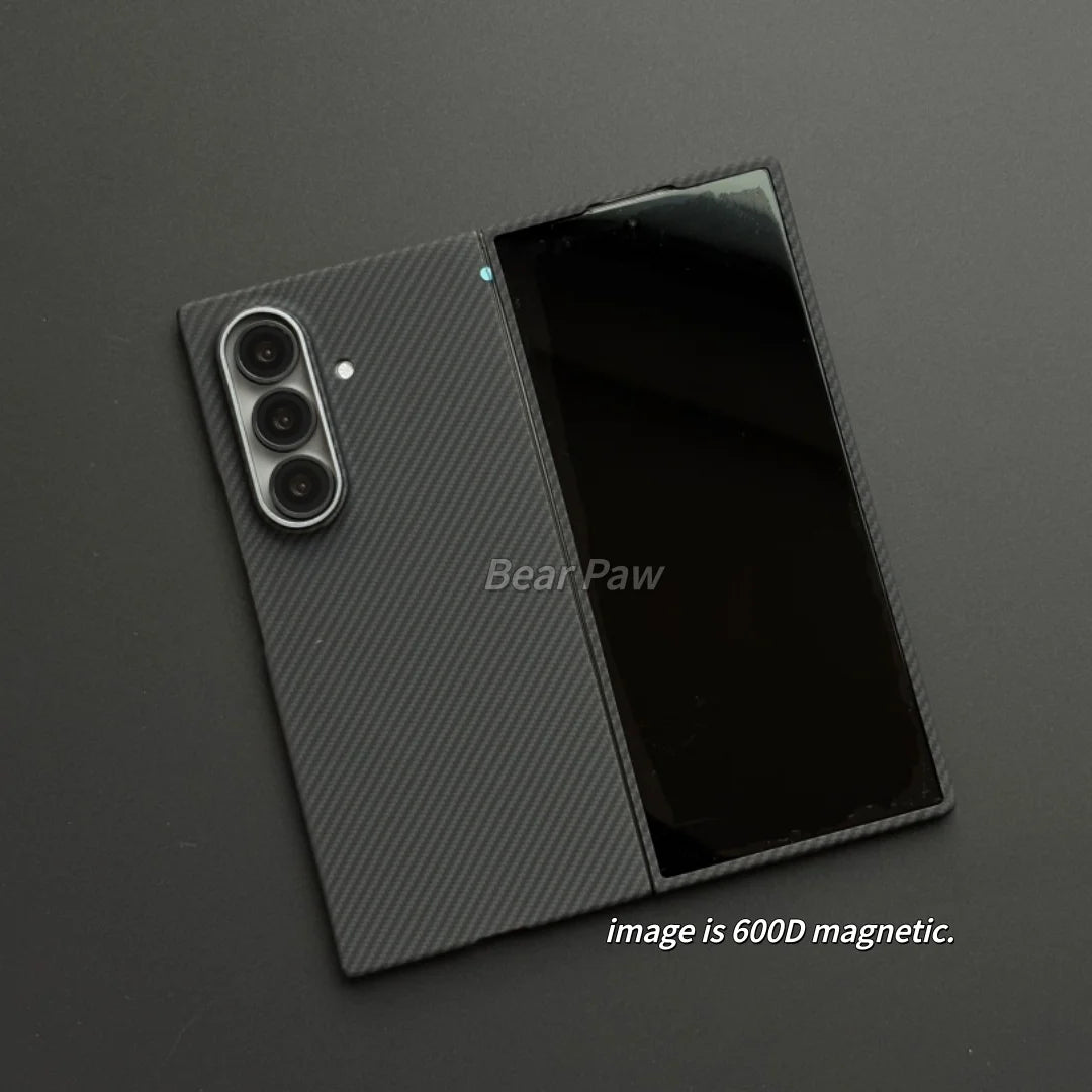 For Z Fold7 Magnetic Hinge Case Aramid Carbon Fiber Magnetic Case Ultra thin Cover For Ssamsung Z Fold 7 W26 Mobile Phone Cases