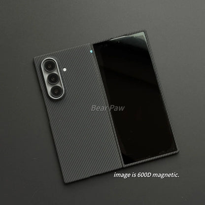 For Z Fold7 Magnetic Hinge Case Aramid Carbon Fiber Magnetic Case Ultra thin Cover For Ssamsung Z Fold 7 W26 Mobile Phone Cases