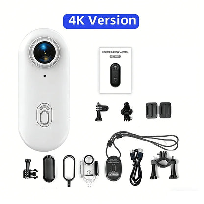 4K HD Motorcycle Mini Recorder Finger WIFI Action Camera Lightweight POV Motorcycle Road Sport Cam Bicycle Vlog Pet Body Camera