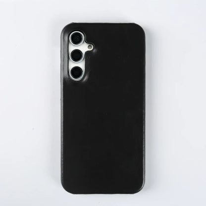 Handmade Genuine Leather Case For Samsung Galaxy S23 FE S20 S20FE 5G S22Plus S21 Aesthetic Vintag Pattern Phone Shell Back Cover