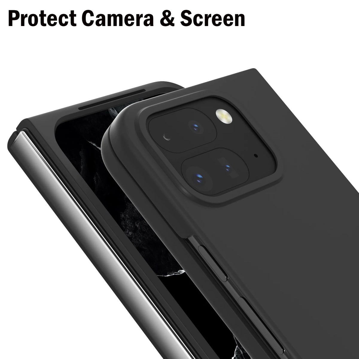 Ultra Thin Hard Case for Google Pixel 10 Pro Fold / Pixel 9 Pro Fold Case Matte Plastic PC Protection Phone Capa Cover