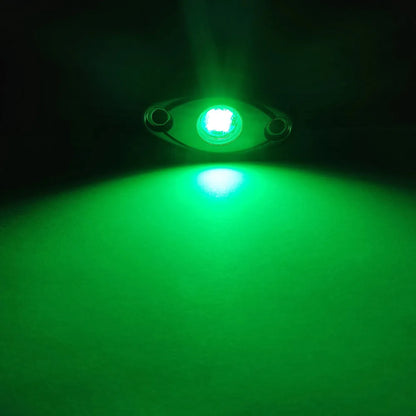 1 Piece 9LED Car LED Rock Light RGB Exterior Atmosphere Light Car Bottom Lamp For Jeep Offroad Truck ATV UTV Underbody Boat Side