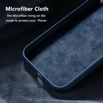 Camera lens Liquid Silicone Phone Case For iPhone 16  15 11 14 13 Pro Max Cases For iPhone 12 11 Pro 15 14 Plus Protection Cover