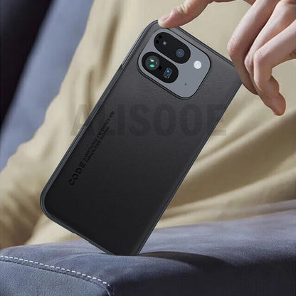 Luxury PU-Leather Capa for Google Pixel 9 Pro Fold Case Full Protective Phone Cover for Pixel 9 Pro Fold Shockproof Funda