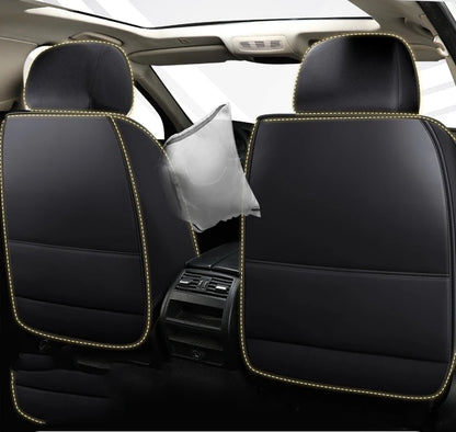 Leather Car Seat Covers For Fiat Toro Bravo Freemont 500 Argo Seat Leon Ibiza Arona BMW E39 Auto Interior Accesorios Waterproof