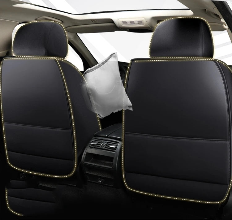 Leather Car Seat Covers For Fiat Toro Bravo Freemont 500 Argo Seat Leon Ibiza Arona BMW E39 Auto Interior Accesorios Waterproof