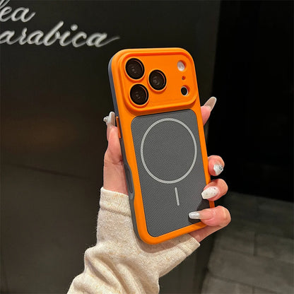 For iPhone 17 16 15 14 13 12 Pro Max Case Luxury Tough Cover For iPhone 16 15 14 Plus Magsafe Magnetic Phone Case