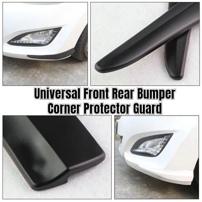 Universal Front Rear Bumper Corner Protector Guard Car Anti-collision Protection Decoration Strip Car Accessories New