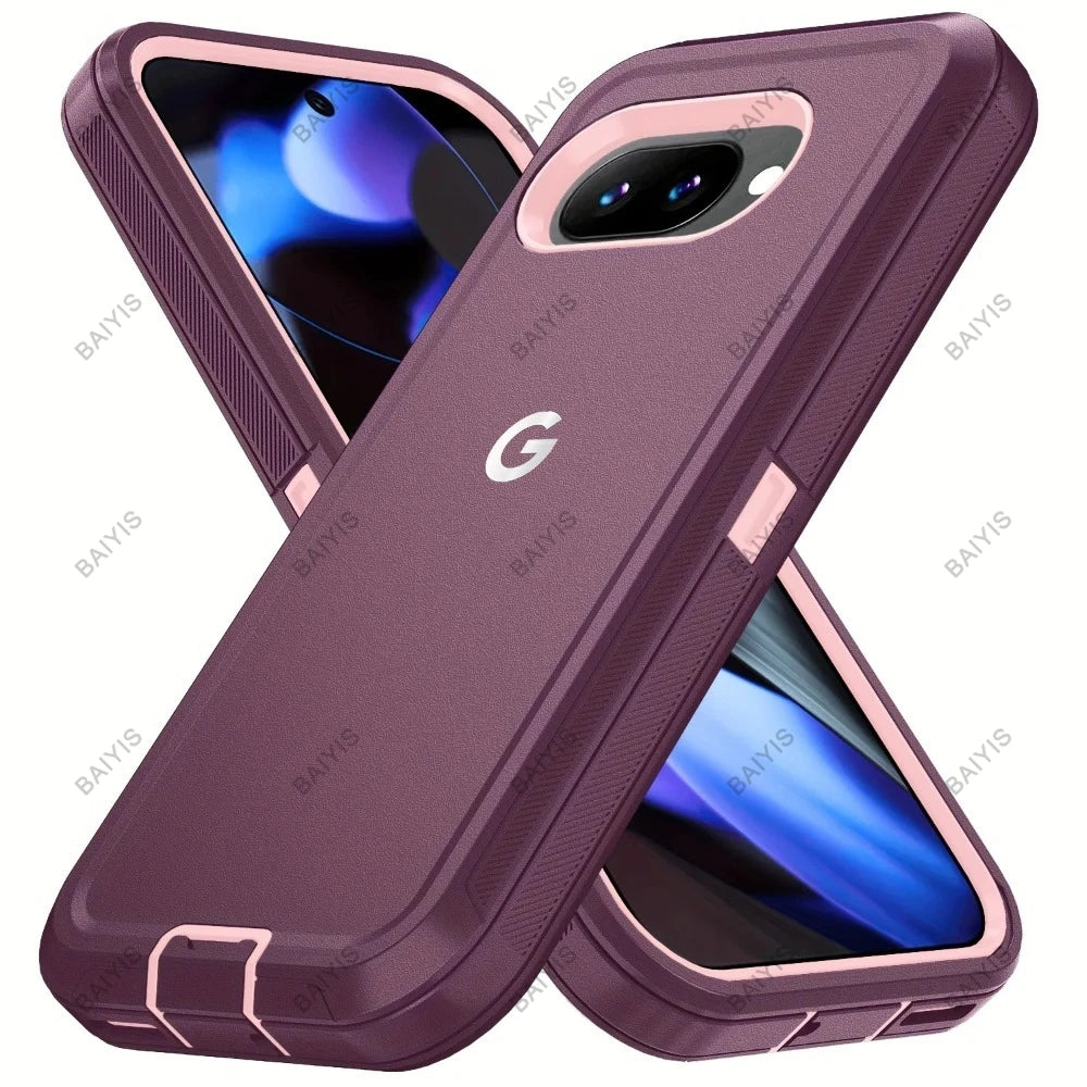 Military Shockproof Defender Armor OTT-BOX Case For Google Pixel 10A 9A 11 10 9 Pro XL 8Pro 8A Enhanced Anti-Drop Hard Cover
