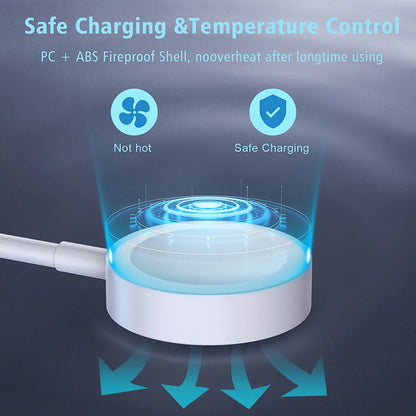 Magnetic Watch Wireless Charger For Samsung Galaxy Watch 8/7/6/5pro/5/4/3 Active 2 Portable Watch Fast Charging Dock Station