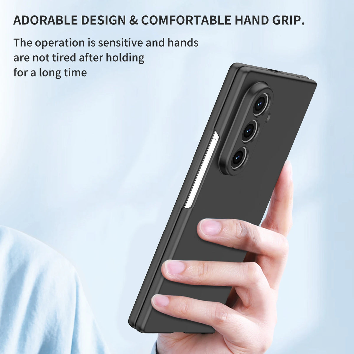 Protective Folding Case for Samsung Galaxy Z Fold  8 ultra 7 6 5 2 3 fold8 Fold7 fold6 Fold4 Fold 4 Fold2 Fold3 Non-Slip Cover
