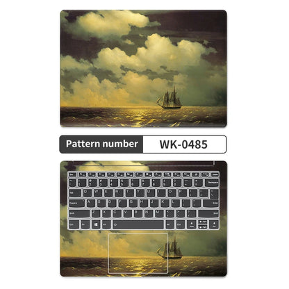 Universal Laptop Stickers Skins Vinly Protective Sticker 13/14/15/17inch 2pc Skin for Macbook/Lenovo/HP/Asus/Dell/Acer Decal