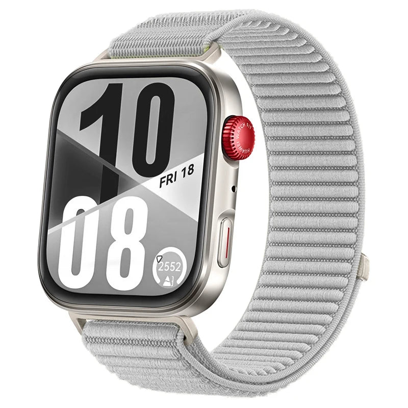 Sports Nylon Strap for Huawei Watch Fit 5 5Pro Smartwatch Woven Loop Wristband for Huawei Watch Fit3/4/4Pro Replacement Bracelet