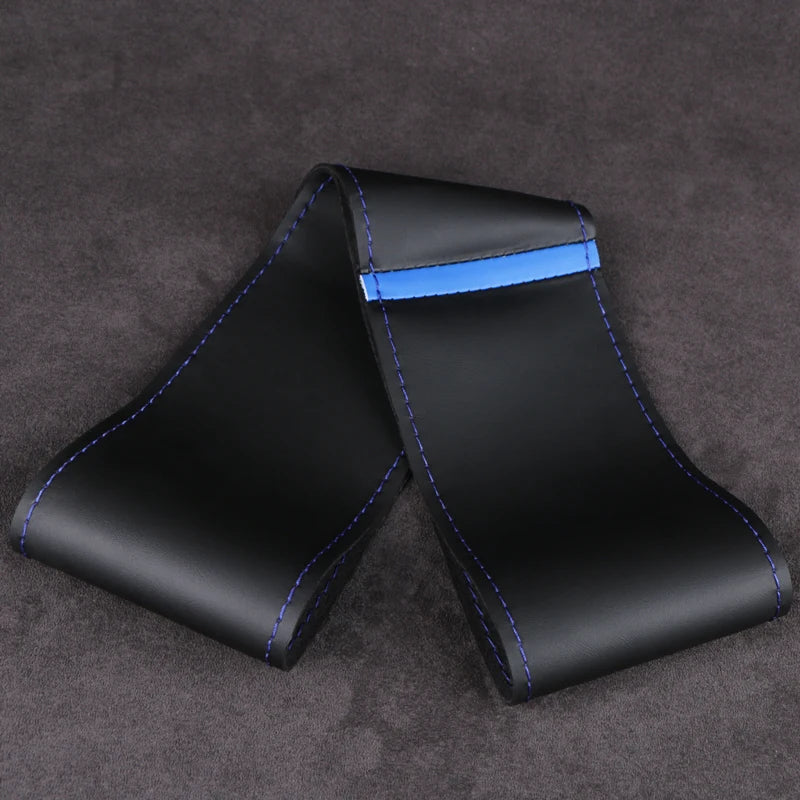 Universal PU Leather Automotive Steering Wheel Cover Soft Leather Cover Steering Wheel Braid DIY Car Accessories Hand Sewing