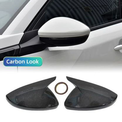 For Peugeot 208 308 408 508 307 308 2008 4008 5008 2013-2023 Door Side Wing Mirror Cover Rearview Caps Accessories Car Styling