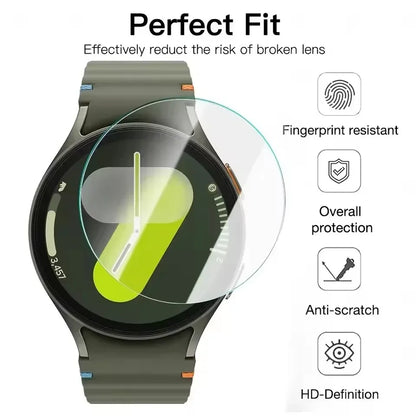 1-5PCS Premium Tempered Glass For Samsung Galaxy Watch Ultra 47mm Easy Install Screen Protector on Galaxy Watch7 40mm 44mm Glass