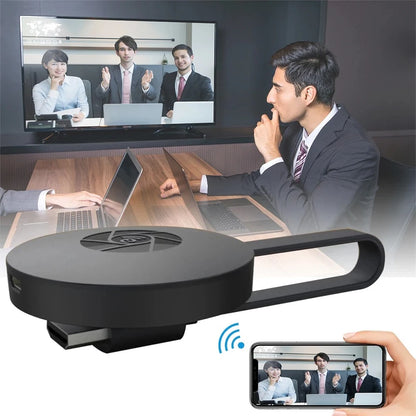 Portable 1080P Wireless TV Stick Video Receiver TV HD WIFI Dongle Adapter For Android/iOS TV Box Computer Live Screen Projector