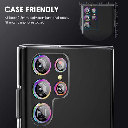 For Samsung Galaxy S26 Ultra S26 Plus S25 Ultra Camera Lens Protector Tempered Glass Camera Cover Screen Protector Metal Scratch