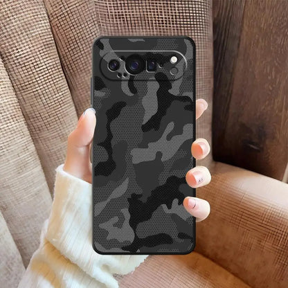 Camouflage Pattern Soft Shell Case for Google Pixel 8a 6a 7a 6 7 8 Pro 9a 10 9 Pro XL
