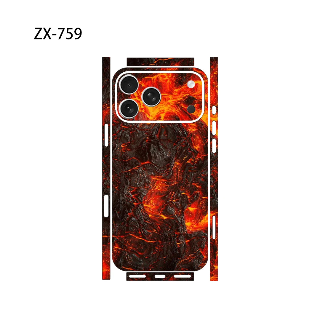 Oscar Skin Wrap Decal Vinyl Sticker Full Cover Back Film for iPhone 17/16/15/14/13 pro pro Max - Protective Skin Decal