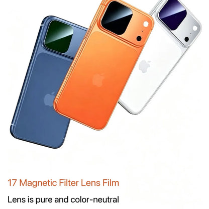 ND 32 Filter Magnetic Kaima Lens for iPhone 17 Pro Max/iPhone 17 Pro Full Coverage Ultra-Thin Camera Lens Protector Metal Frame