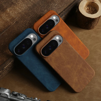 Luxury Leather Phone Case For Google Pixel 11 10 9 Pro XL 10A 9A 8 8A 7 7A 6 Pro Shockproof Back Cover Cases Funda Coque Shell