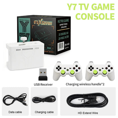 2026 New Coopreme Y7 X7 128G  Linux System 4K Video Game Console TV Box Wireless Controller Retro Game 10000+ Support PSP