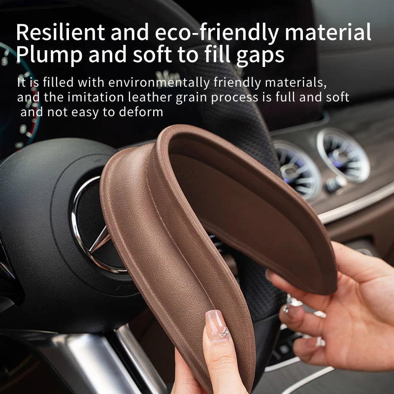 EVA Car Seat Crevice Filling Strip Universal Seat Blocker Prevent Dropping Car Accessories Plug-In Car Seat Gap Filler Elastic