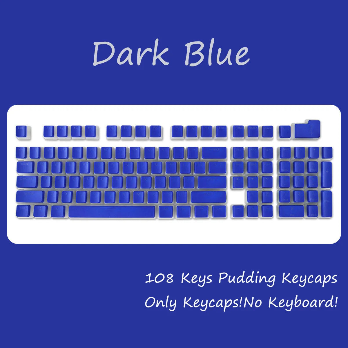 OEM Profile PBT Keycaps 108 Keys Pudding Keycap For Cherry MX Switch Mechanical Keyboard RGB Gamer backlit Key Caps Custom DIY