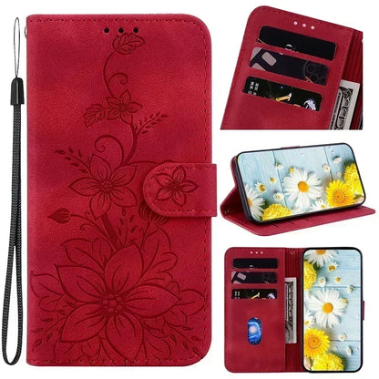 Leather Phone Case For Samsung Galaxy S10 Lite S10 S9 S8 Plus S10e S7 EDGE S6 Wallet Lanyard Cover
