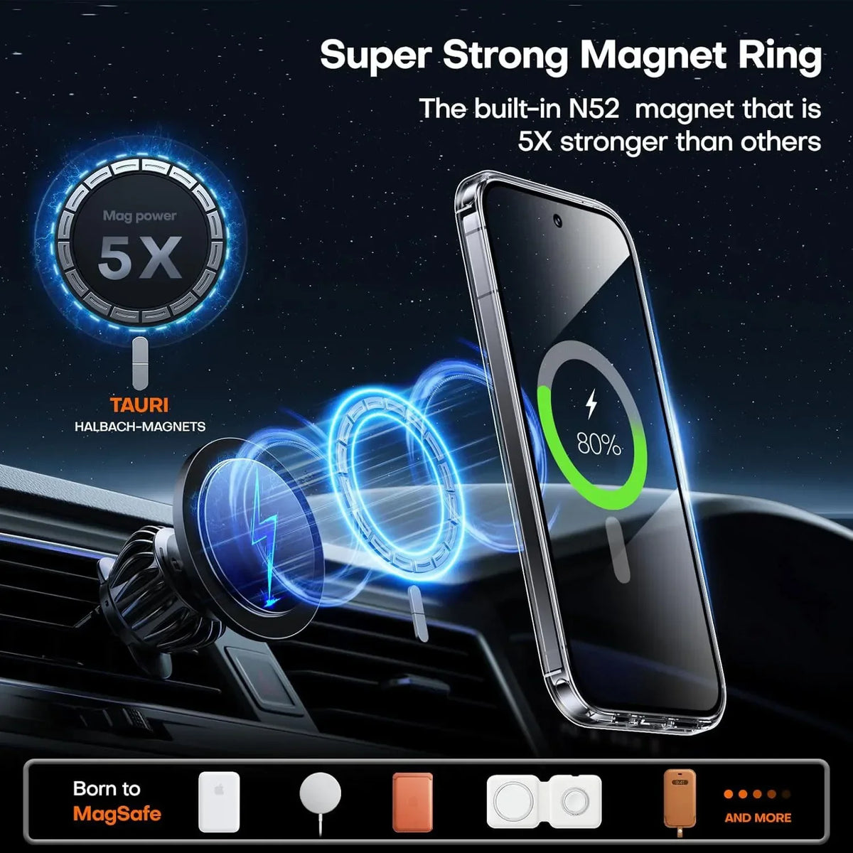 Strong Magnetic Wireless Charging Case For Google Pixel 9 11 Pro XL 9A 10A Pixel9 Pro 10 Pro XL 7 8 Pro Clear Shockproof Cover