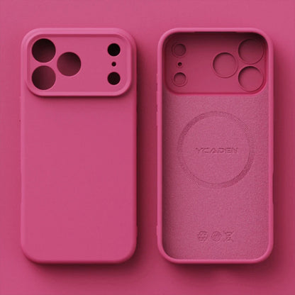 Original Liquid Silicone Magnetic Phone Case For iPhone 17 16 15 14 13 12 Pro Max Plus 17 Air For Magsafe Wireless Charge Cover