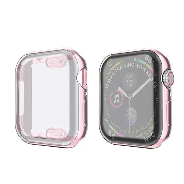 Cover For Apple Watch Ultra 3 2 1 49mm TPU Full Screen Protector Case iWatch Series 9 8 7 6 5 4 SE 45mm 41mm 44mm 40mm 42mm 38mm