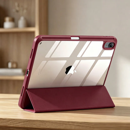 For Apple iPad (A16) 11th 11'' 2025/10th 10.9'' 2022 Generation Case with Pencil Holder, Hybrid iPad 11 10 Case with Clear Back