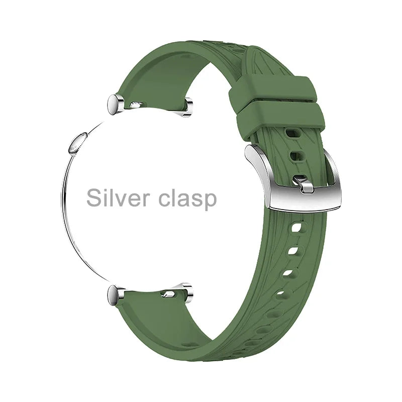 18mm Band for Xiaomi S4 41mm Sport Breathable Adjustable Band for Xiaomi S4 41mm Men Women Rubber Accessroeis Watch Strap