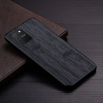 Case for Samsung Galaxy S10 S10E S9 S8 Lite Plus 4G 5G Bamboo Wood Pattern Leather Cover Luxury for Samsung Galaxy S10 Lite Case