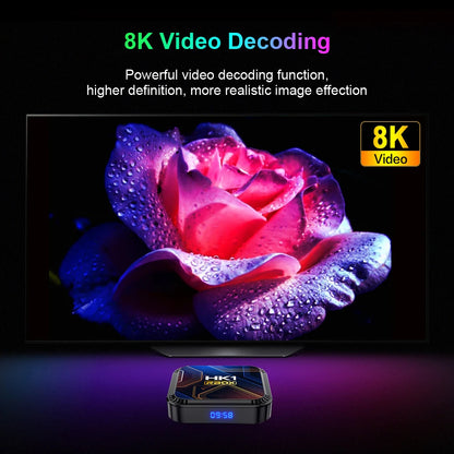 Android 13.0 RK3528 Quad Core 8K HDR 100M LAN Dual Wifi 2.4G 5G BT4.0 Game Stick Media Player Smart TV Box HK1 RBOX K8S