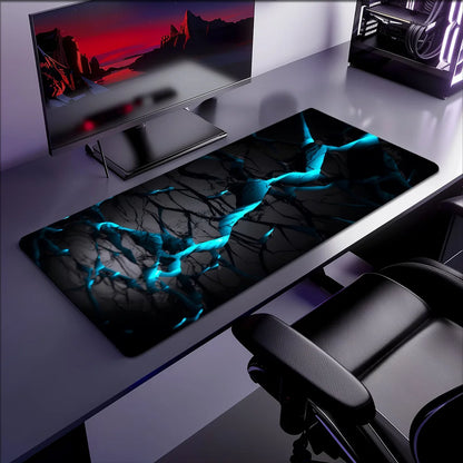 Geometric Blue Gradient Honeycomb Mouse Pad Non-slip Thickened Large Writing Lockedge Office Student Gaming Cushion MousePad