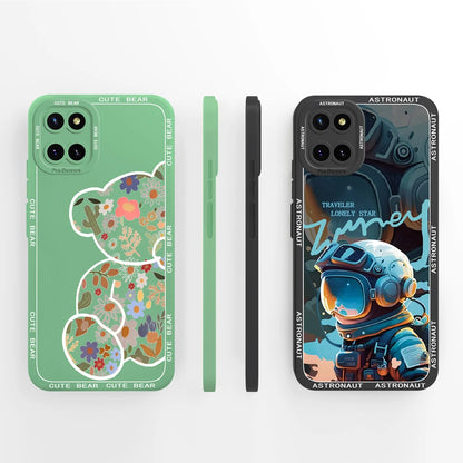 For Samsung Galaxy Note 10 Lite Case Butterfly Back Covers For Samsung Note10 Lite 10Lite Soft Liquid Silicone Phone Housing