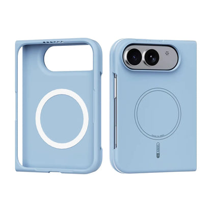 Liquid Silicone Cute Magnetic Skin-Feel Phone Case For iPhone Duo For Magsafe Wireless Flexible Slim Shockproof Protect Cover