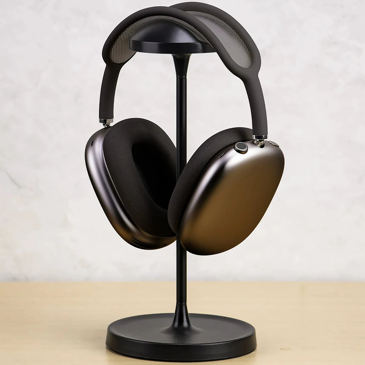 Headphone Stand Desk Headset Holder Universal Headphone Support Aluminium Alloy ABS Material Weighted Base Black White Stand