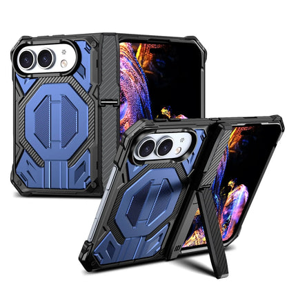 Case For iphone Duo，Magnetic Magsafe Anti Drop Kickstand Central Axis Slim Fit Protection Cover phone accessories