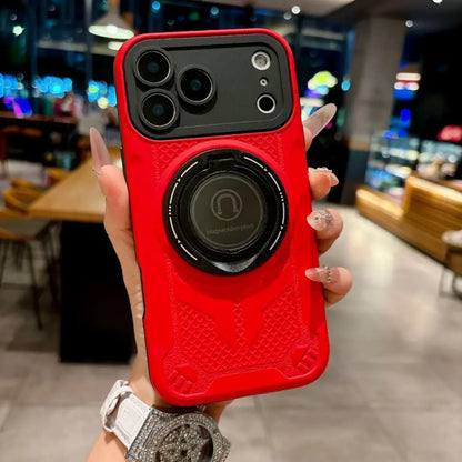 Luxury Magnetic Invisable Ring Holder Kickstand Phone Case For iPhone 17 Pro Max 16 Plus 15 14 13 12 Shockproof Slim Fit Cover
